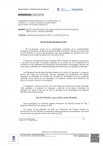 PUBLIC LIGHTING LID MADRID HOMOLOGATION 2024