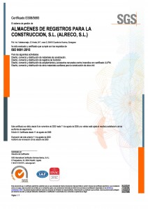 ISO 9001 ALRECO 2023-2026