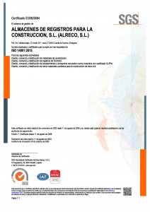 Certificación ISO 14001 ALRECO