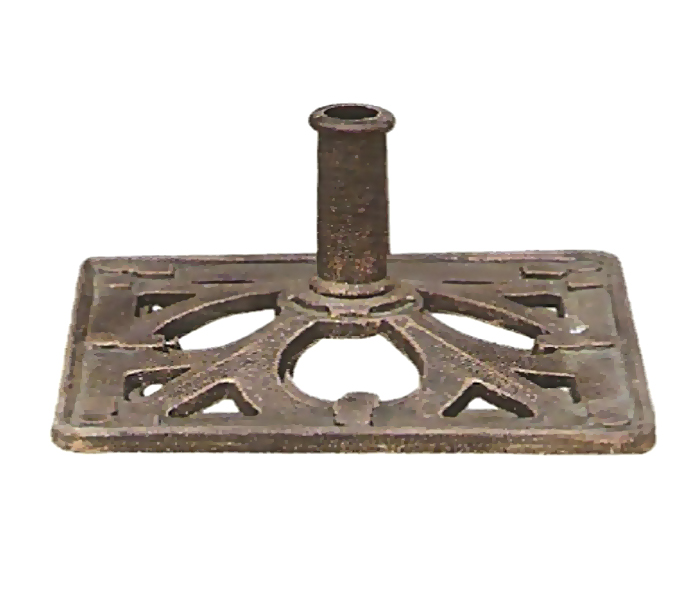 Umbrella base/support in cast iron