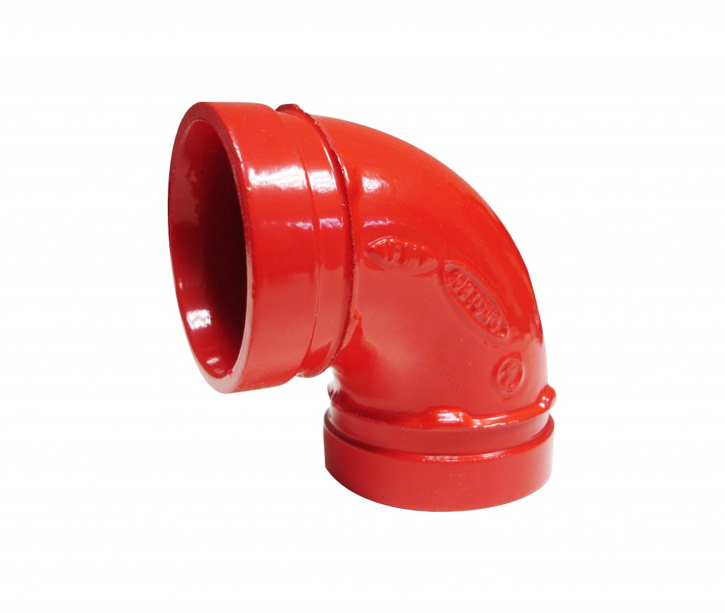 accesorios_contraincendios_ranurados_fire_fighting_grooved_fittings_raccords_canneles_contre_icendies_acessorios_contraincendios_ranhurados_GF-004 Codo ligero 90º hecho en hierro dúctil