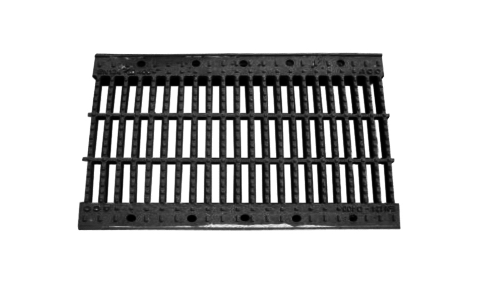 Grates for heavy traffic areas and normal