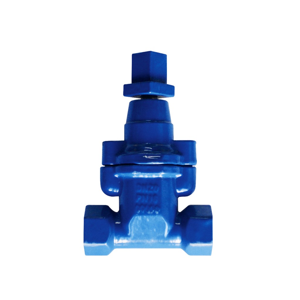 Service valve made of cast material